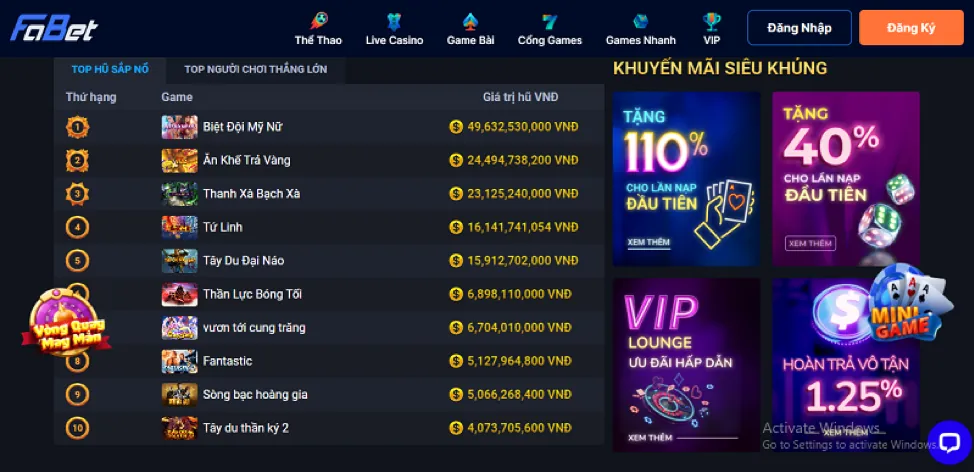 Hoàn Trả Hàng Ngày/Tuần abc8bet win
